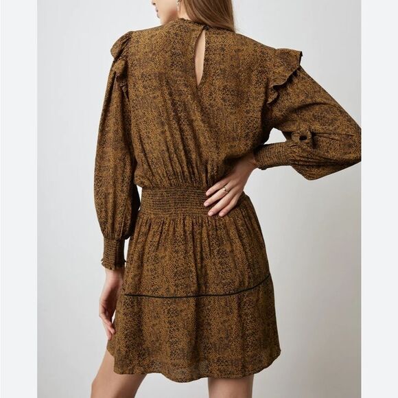 RAILS Faren SepiaPython Dress. Size M - Picture 2 of 6